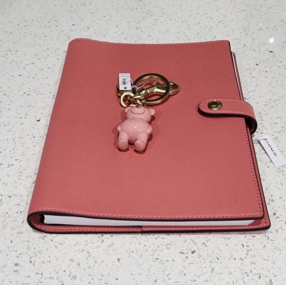 Coach Bear Bag Charm & Notebook - Picture 5 of 5